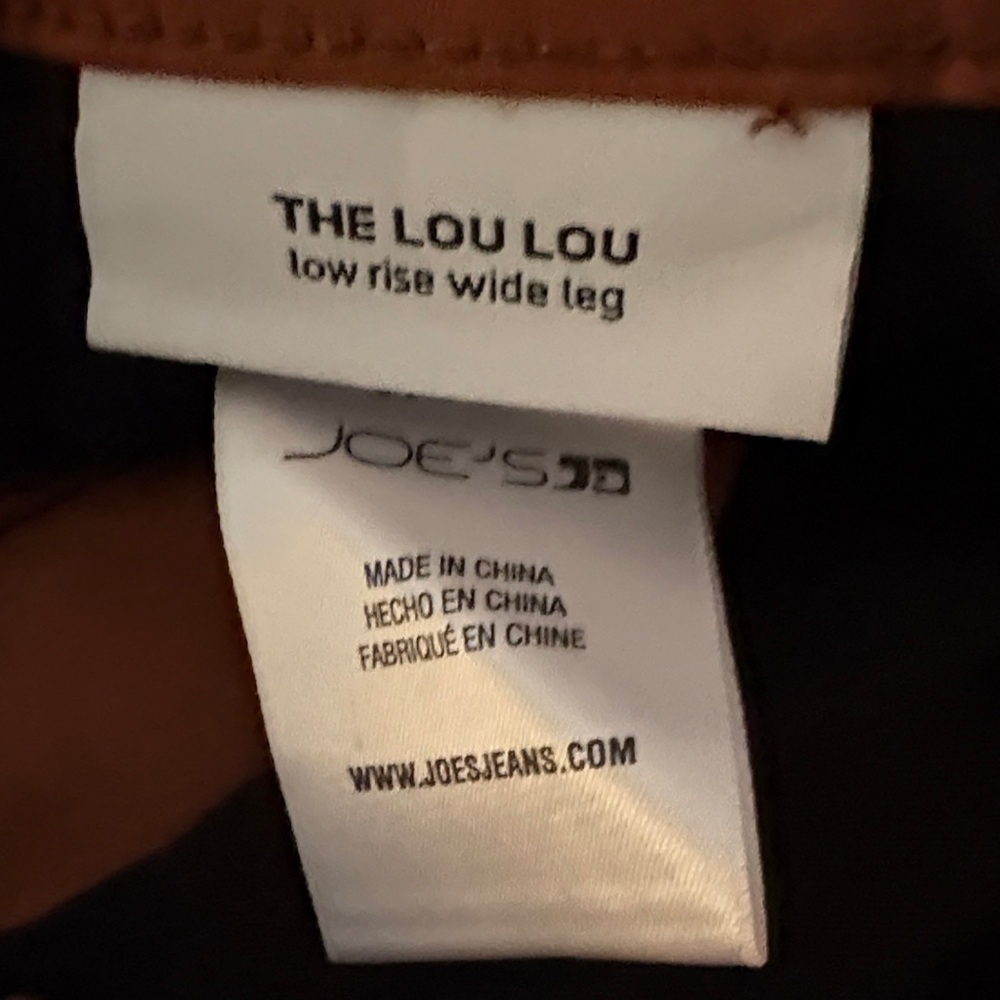 Joe’s Jeans Lou Low Rise Wide Leg Pants - Picture 4 of 7